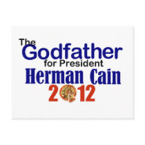 Herman Cain 2012 Post Cards
