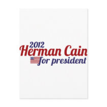 Herman Cain 2012 Postcards