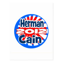 Herman Cain 2012 Postcards