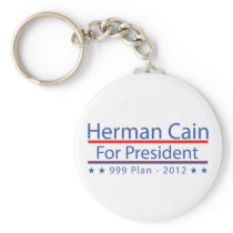 Herman Cain 999 Plan Keychain