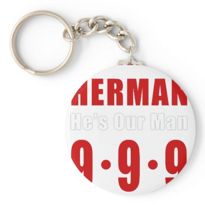 Herman Cain 999 Plan Key Chain by Boehm_graphics