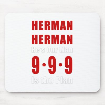 Herman Cain 999 Plan Mousepad by Boehm_graphics
