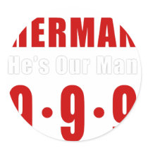 Herman Cain 999 Plan Round Sticker