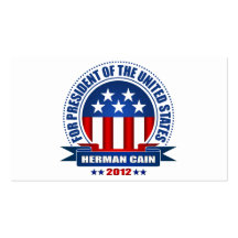 Herman Cain Business Card Templates
