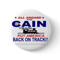 Herman Cain Pinback Button