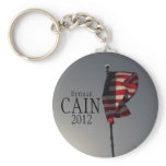 Herman Cain button Key Chain