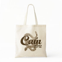 Herman Cain for President 2012 DTOM "Tea Tote" Tote Bag