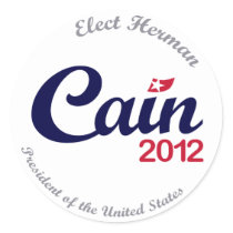 Herman Cain for President 2012 "Spirit" Stickers