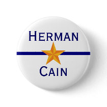 Herman Cain for President Pins