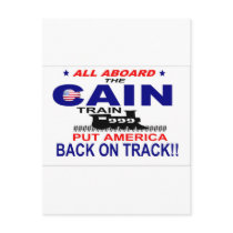 Herman Cain Postcard