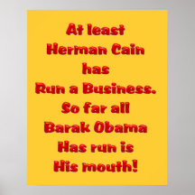 Herman Cain Posters