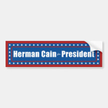 Herman Caïn pour le président Adhésifs Pour Voiture