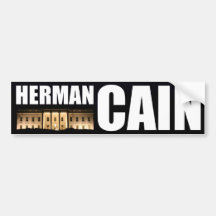 Herman Caïn pour le président Autocollants Pour Voiture