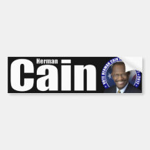 Herman Caïn pour le président Autocollant Pour Voiture
