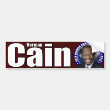 Herman Caïn pour le président Adhésifs Pour Voiture