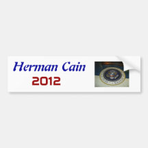 Herman Caïn, président, 2012 Adhésif Pour Voiture