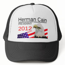 Herman Cain - President 2012 Trucker Hats