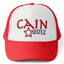 Herman Cain President 2012 Hat