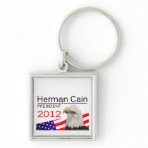 Herman Cain - President 2012 Keychains