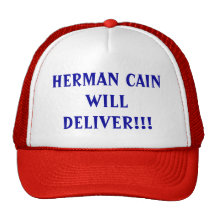 Herman Cain Will Deliver Hats