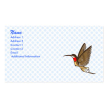 Herman Hummingbird Business Card