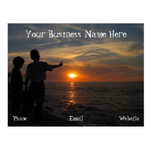 Hermanos al Atardecer; Promotional Post Card
