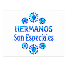 Hermanos Son Especiales Post Card