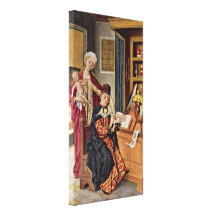 Hermen Rode - Inspiration of St Luke Gallery Wrap Canvas