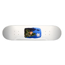 Hermit Crab Climbing Down the Christmas Tree Skateboard Deck