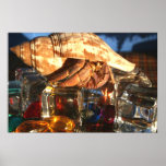 Hermit Crab on Ice Cubes Posters