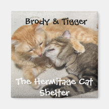 Hermitage Magnet- Brody & Tigger