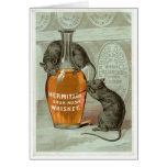 Hermitage Sour Mash Vintage Drink Ad Art Greeting Card