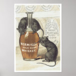 Hermitage Sour Mash Whiskey Poster