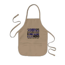 HERO COMES ALONG 1 Dad COLON CANCER Apron