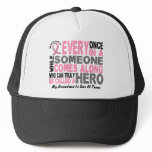 HERO COMES ALONG 1 Grandma BREAST CANCER T-Shirts