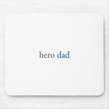 hero dad mouse mat