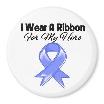 Hero - I Wear Periwinkle Ribbon Magnets