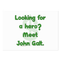 Hero John Galt Business Cards