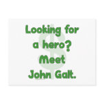 Hero John Galt Post Card