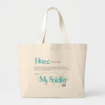 Hero: My Soldier Canvas Bags