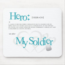 Hero: My Soldier Mouse Pad