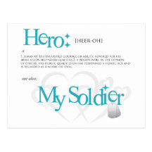 Hero: My Soldier Post Card