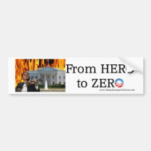 Hero to Zero2 Bumper Sticker
