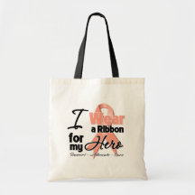 Hero - Uterine Cancer Ribbon Bag
