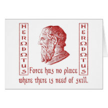 Herodotus Greeting Card
