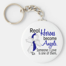 Heroes Become Angels ALS Key Chain