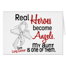 Heroes Become Angels Aunt Lung Cancer Cards