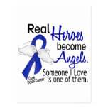 Heroes Become Angels Colon Cancer Post Card