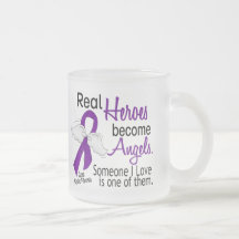 Heroes Become Angels Cystic Fibrosis Mug