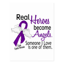 Heroes Become Angels Cystic Fibrosis Post Card